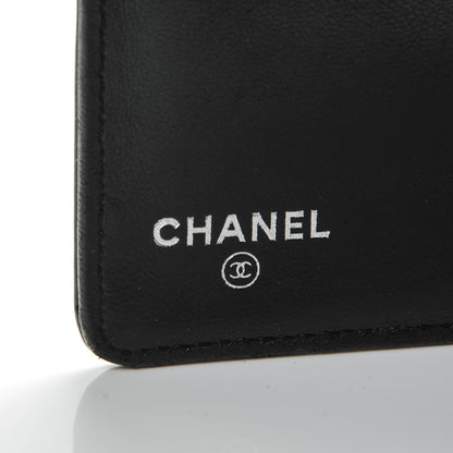 Chanel Patent Calfskin Lucky Symbols Yen Wallet Black 6 of 8