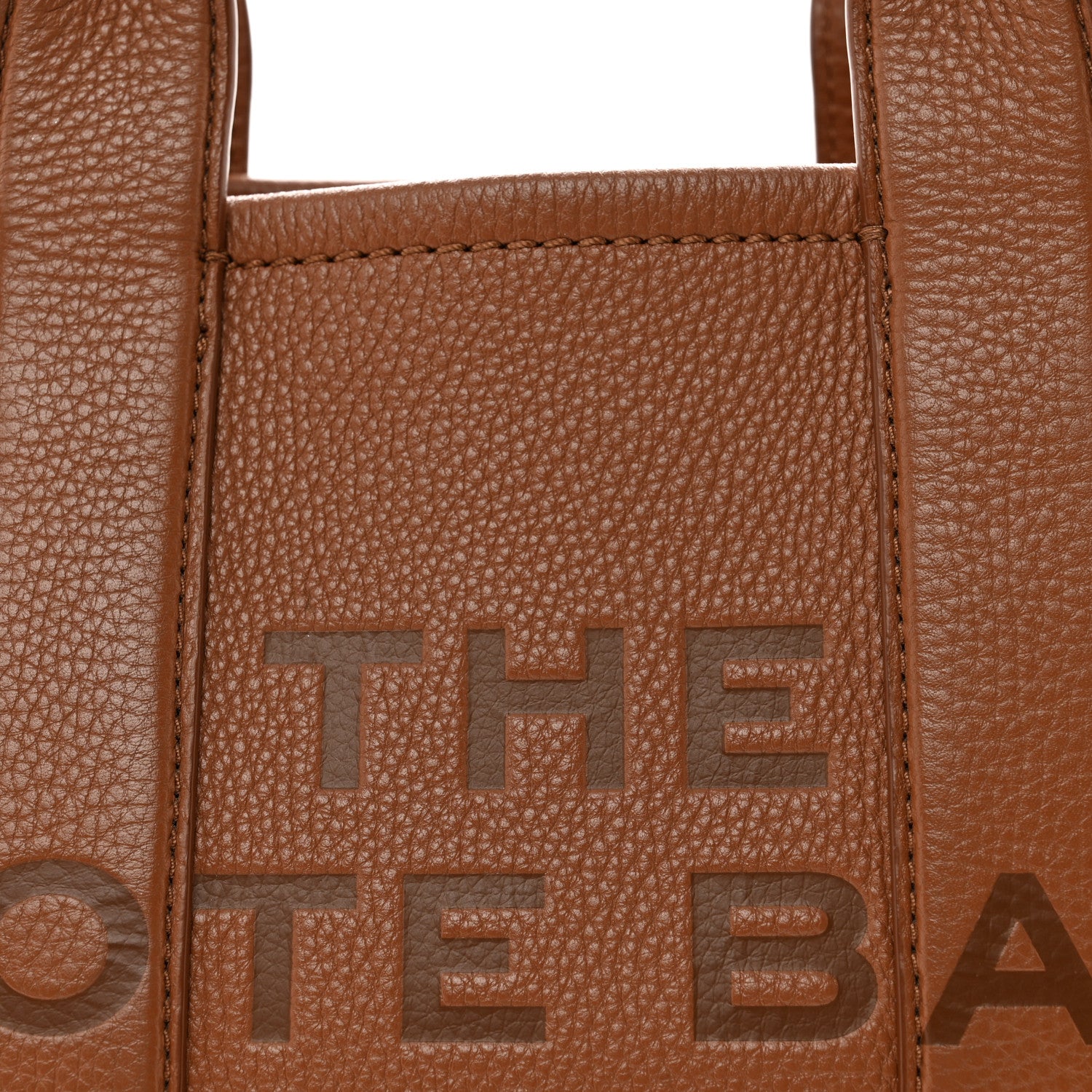 Marc Jacobs Grained Calfskin Small The Tote Bag Argan Oil 8 of 14