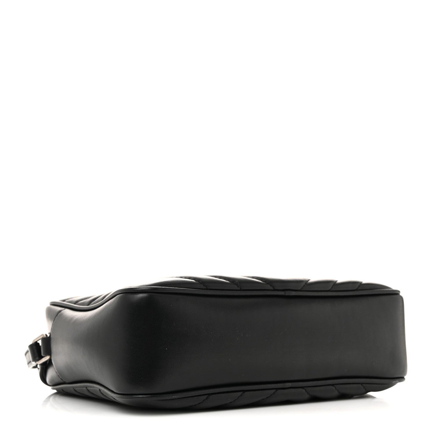 Saint Laurent Calfskin Matelasse Monogram Lou Camera Bag Black 4 of 10