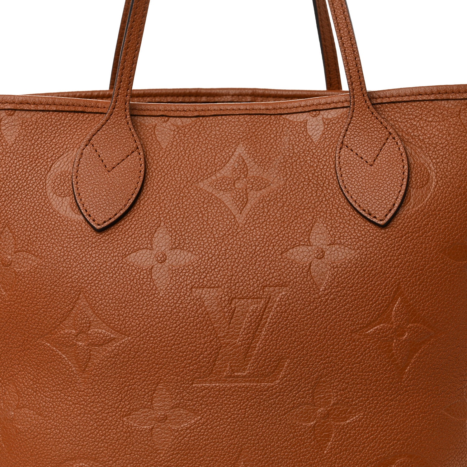 Louis Vuitton Empreinte Monogram Giant Neverfull MM Cognac 8 of 10