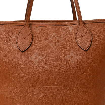 Louis Vuitton Empreinte Monogram Giant Neverfull MM Cognac 8 of 10
