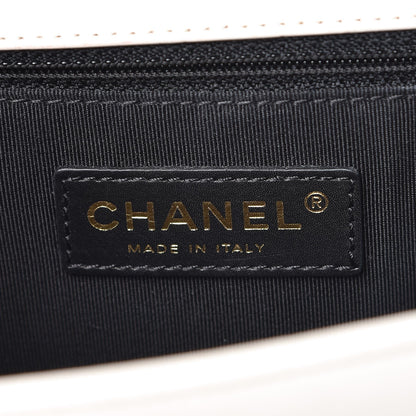 Chanel Glazed Calfskin Large Boy Flap Beige Clair 6 of 16