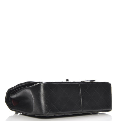 Chanel Lambskin Quilted Jumbo Double Flap Black 4 of 9