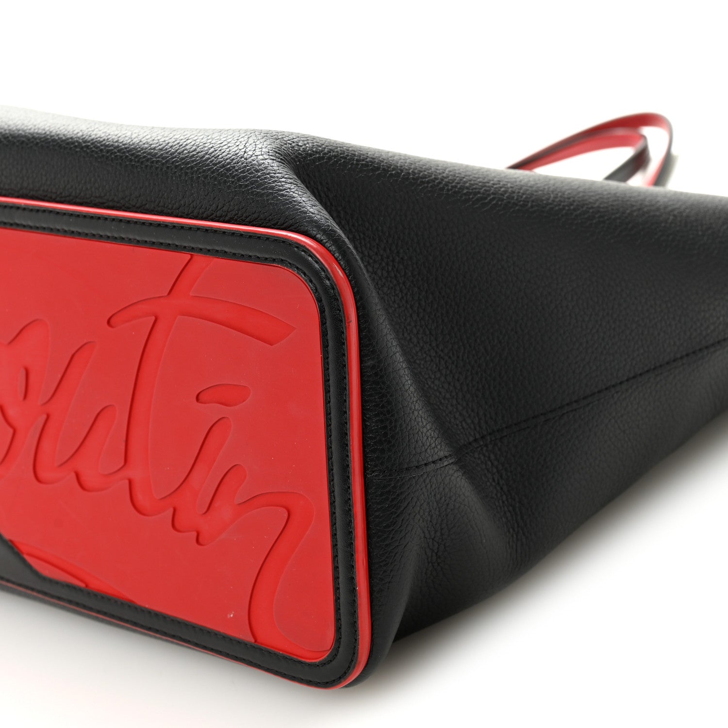 Christian Louboutin Calfskin Spikes East West Cabata Tote Black 11 of 11