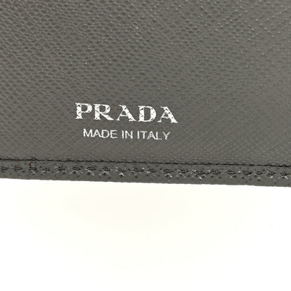 Prada Saffiano Metal Compact Wallet Marmo 6 of 10