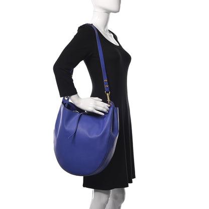 Celine Supple Calfskin Large Hobo Indigo 2 of 12