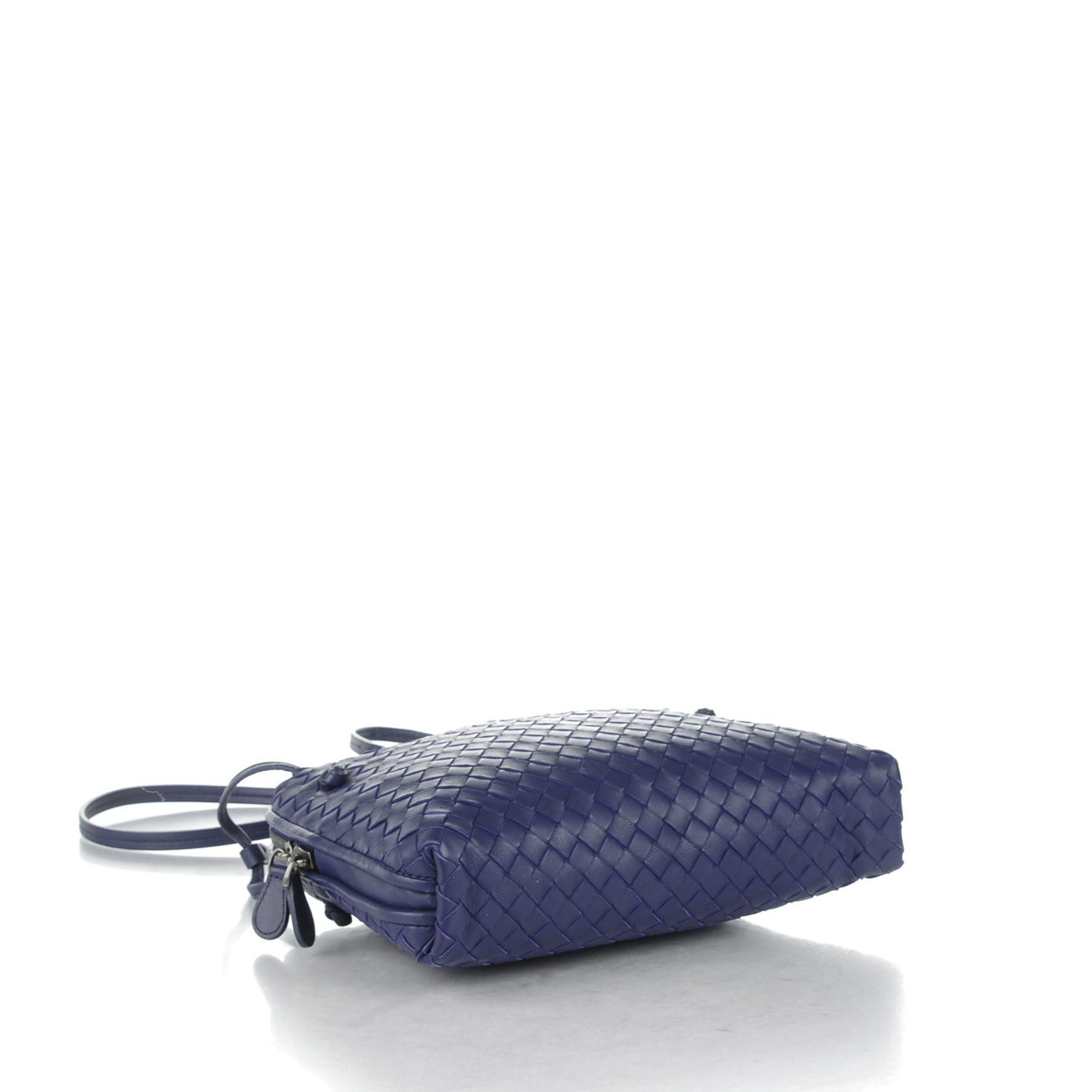 Nappa Intrecciato Pillow Crossbody Messenger Atlantic