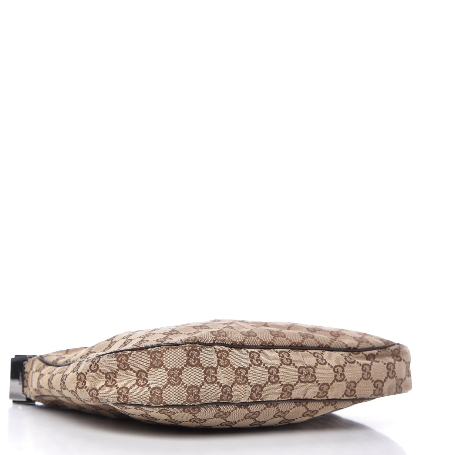 Gucci Monogram Medium Half Moon Hobo Dark Brown 4 of 15