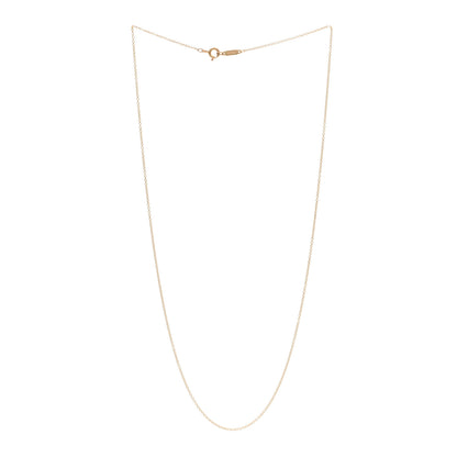 Tiffany 18K Rose Gold Chain Necklace 18.5" 3 of 4