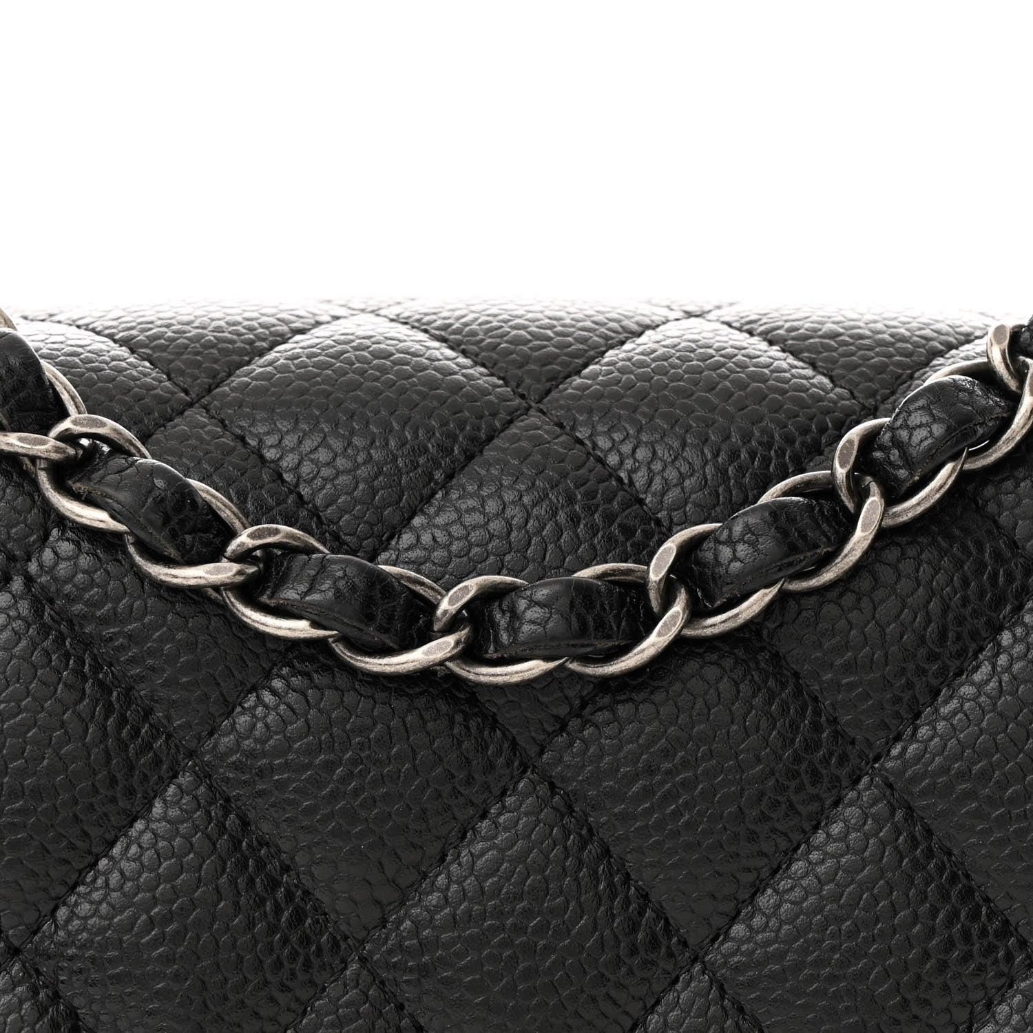 Chanel Caviar Quilted Mini Square Flap Black 7 of 10
