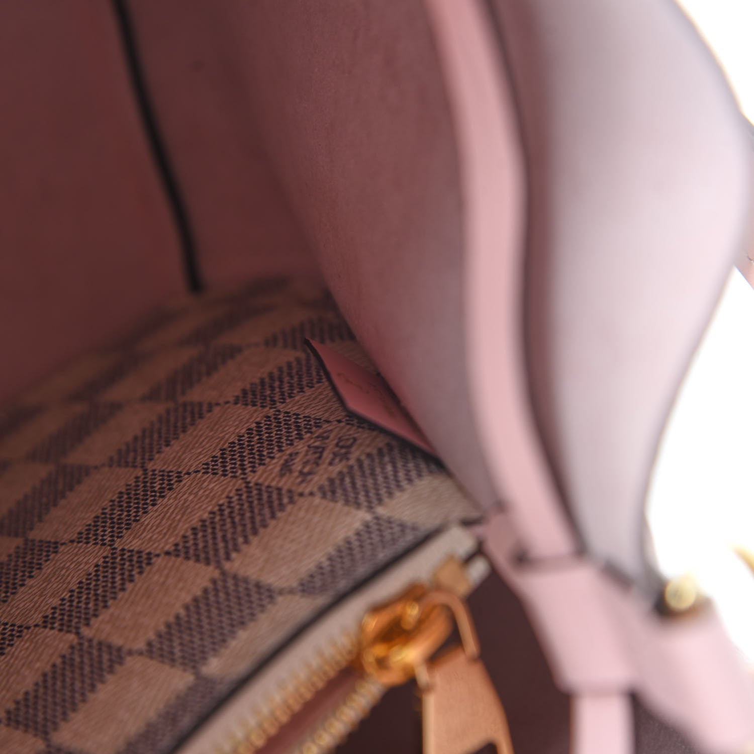 Louis Vuitton Damier Azur Neonoe MM Eau De Rose 7 of 11