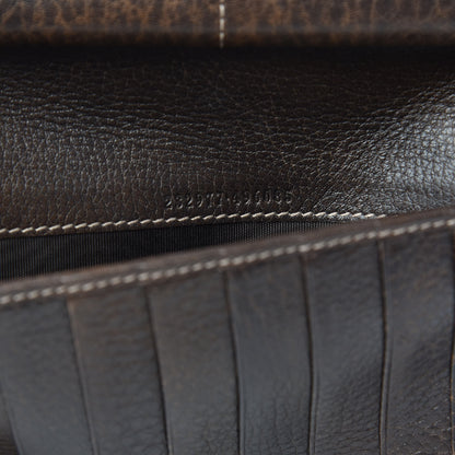 Gucci Guccissima Bamboo Tassel Zip Around Wallet Brown 7 of 10