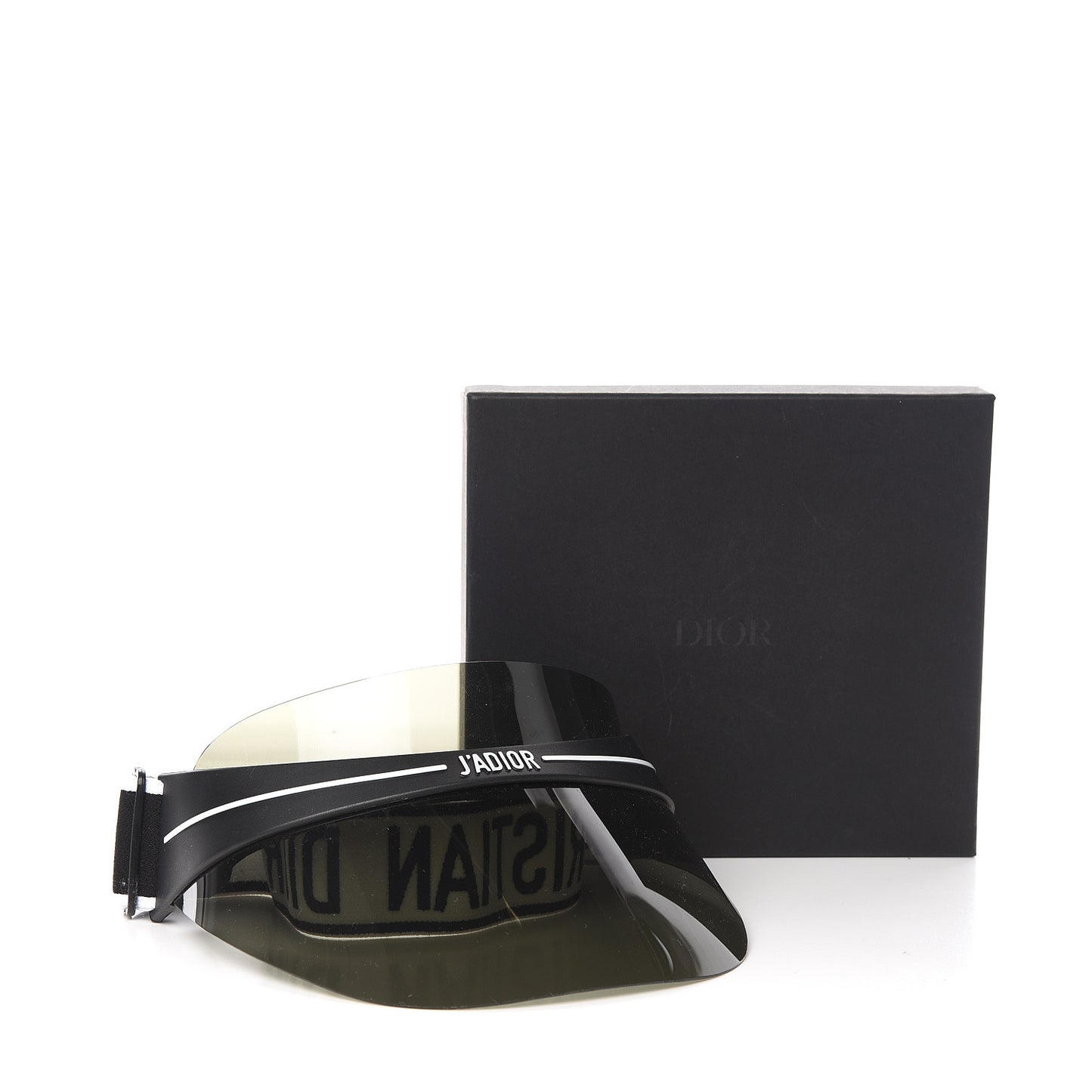 Mirrored DiorClub1 Sun Visor Black