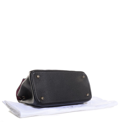 Christian Dior Bullcalf Small Be Dior Flap Black Fraise 4 of 10