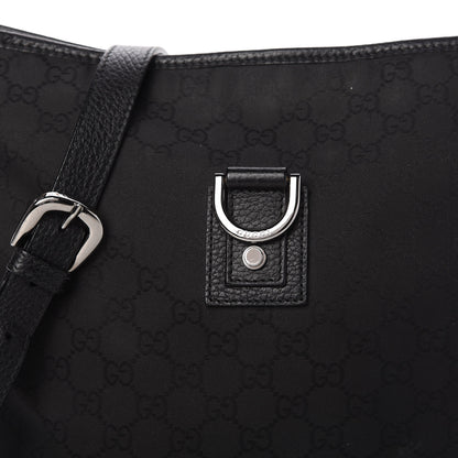 Gucci Monogram Abbey Messenger Bag Black 10 of 10