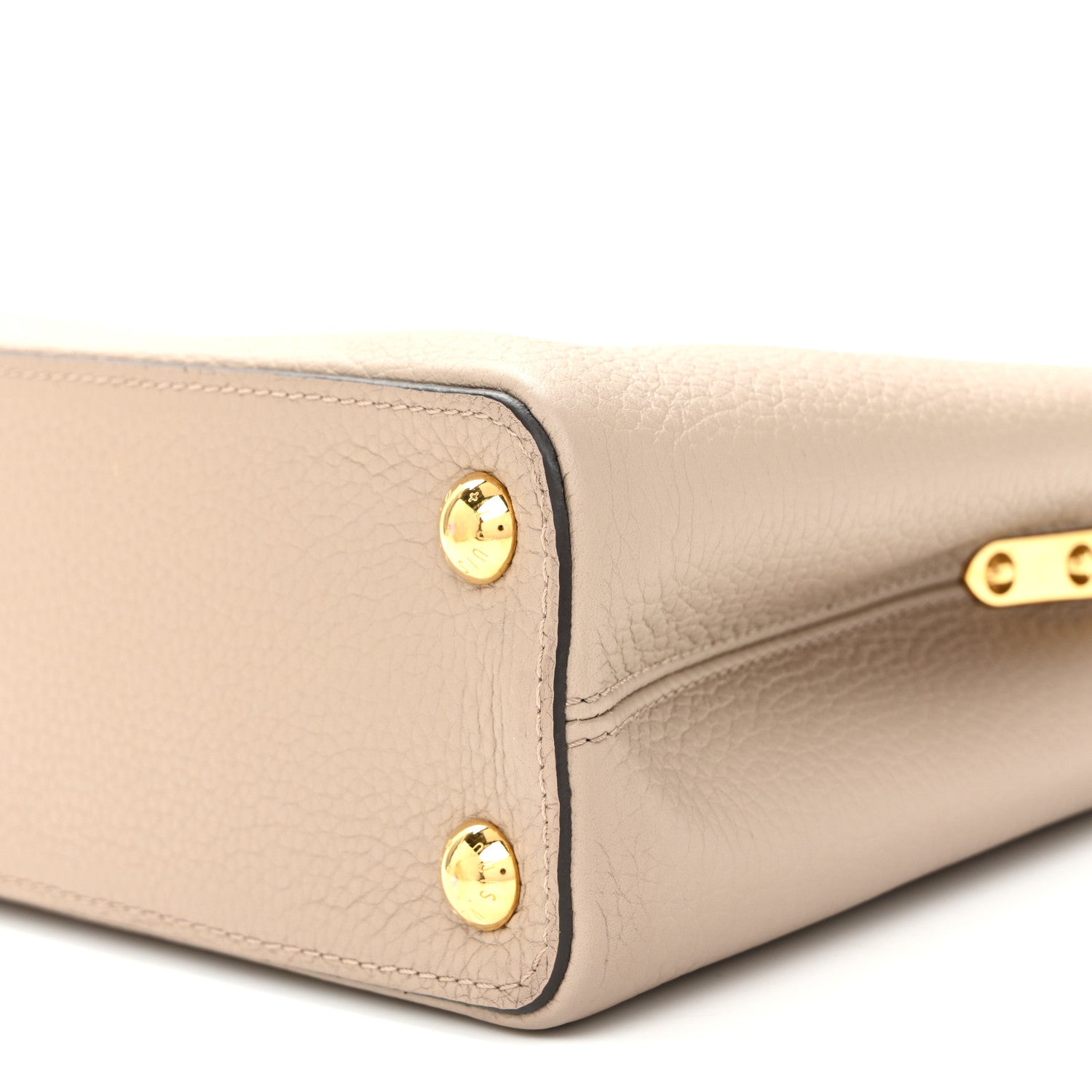 Louis Vuitton Taurillon Ayers Capucines BB Galet 9 of 9