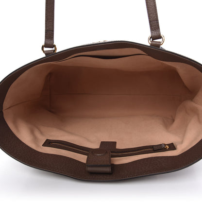 Gucci GG Supreme Monogram Medium Ophidia Shopping Tote Brown 5 of 10