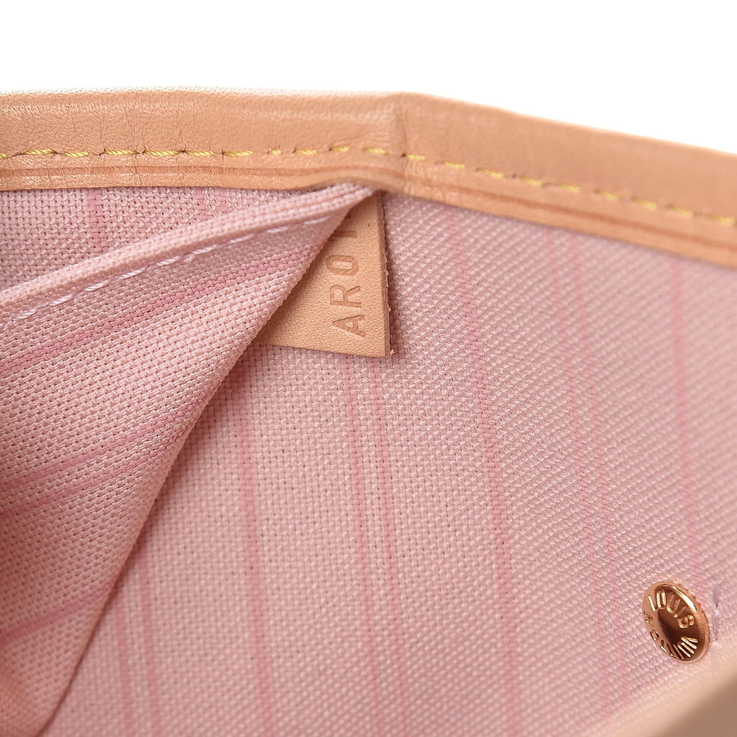 Damier Azur Neo Neverfull MM Rose Ballerine