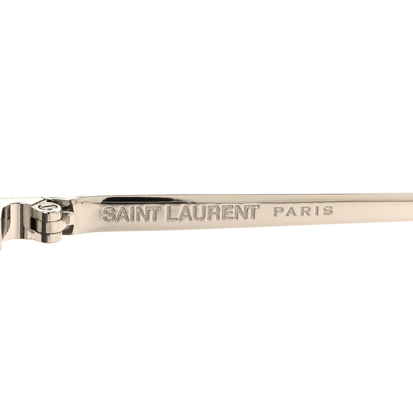 Metal Round SL 136 Sunglasses Black Silver