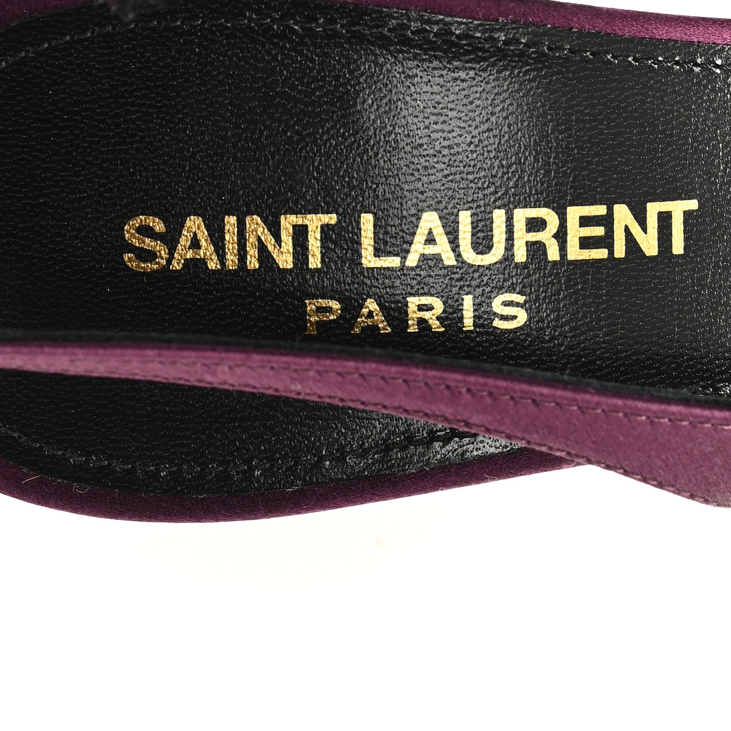 Crepe Satin Zoe 105 Slingback Pump 38 Gem Purple
