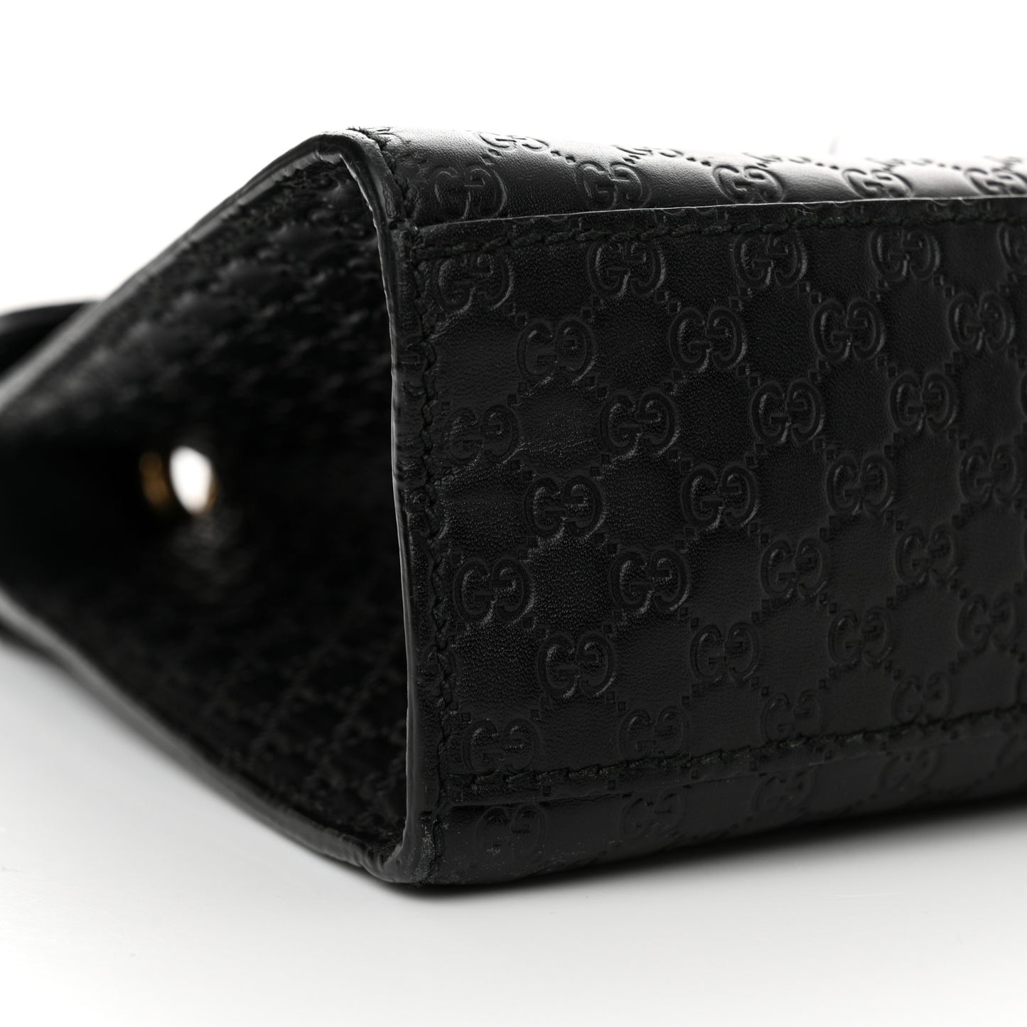 Microguccissima Medium Emily Chain Shoulder Bag Black