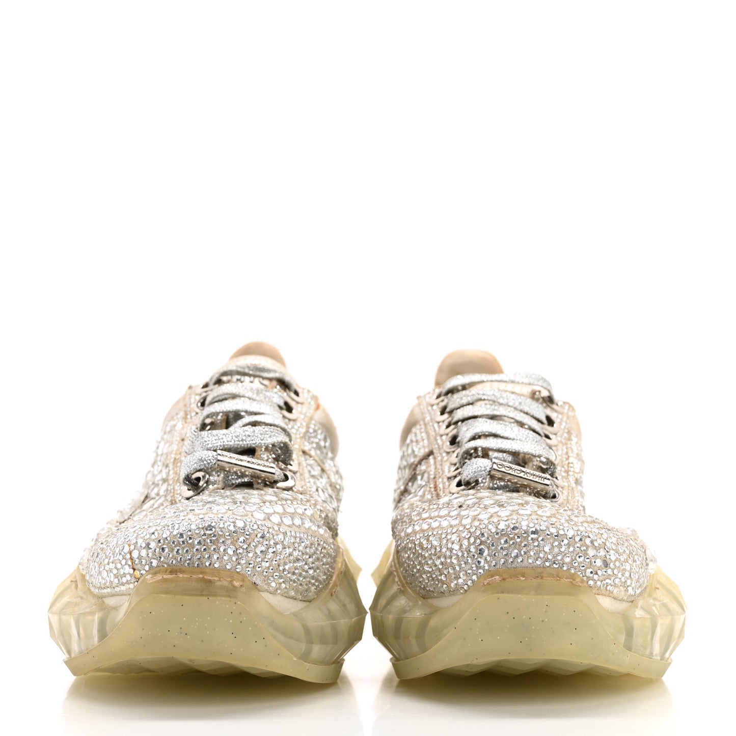 Crystal Womens Diamond F Low Top Sneaker 37