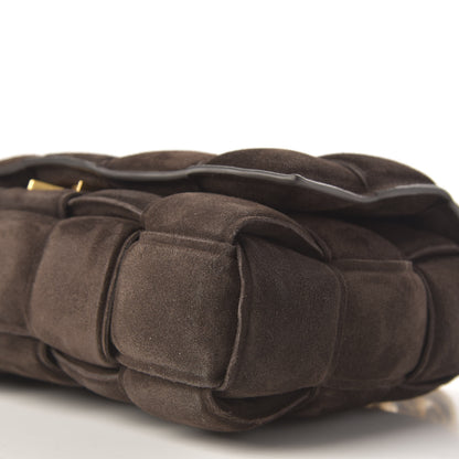 Bottega Veneta Suede Maxi Intrecciato Padded Chain Cassette Crossbody Bag Fondant 7 of 9
