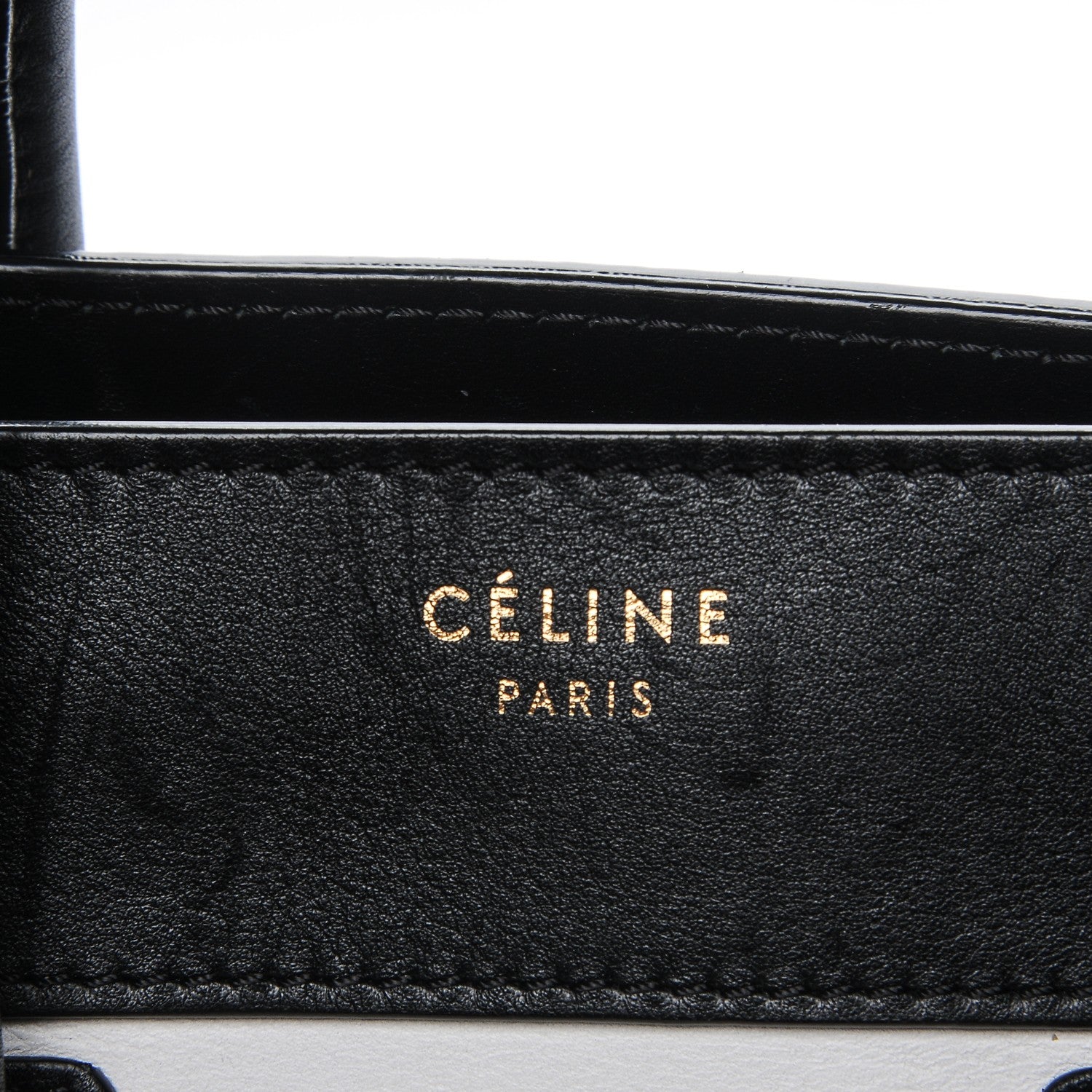 Celine Smooth Calfskin Nubuck Micro Tri-Color Luggage White 5 of 8