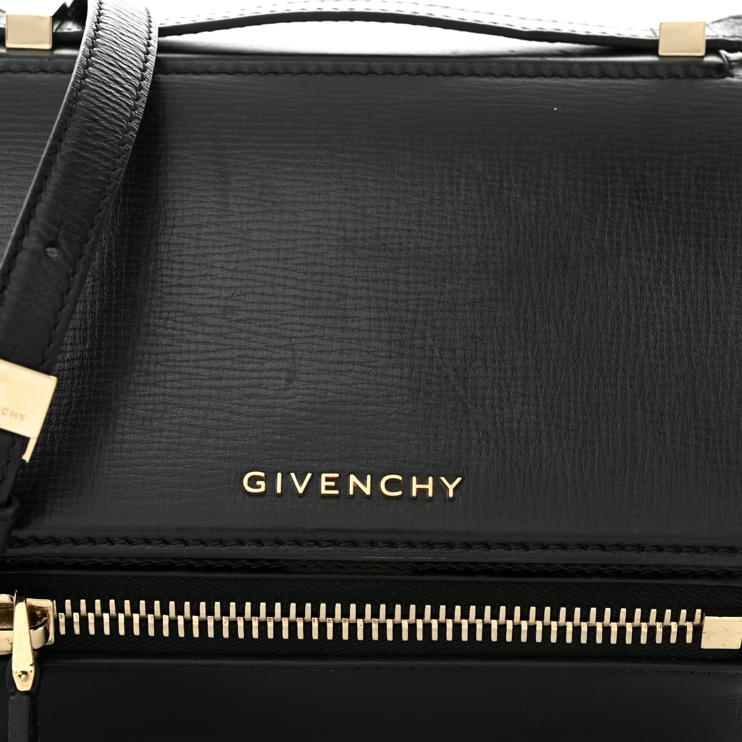 Givenchy Textured Calfskin Mini Pandora Box Crossbody Bag Black 8 of 14