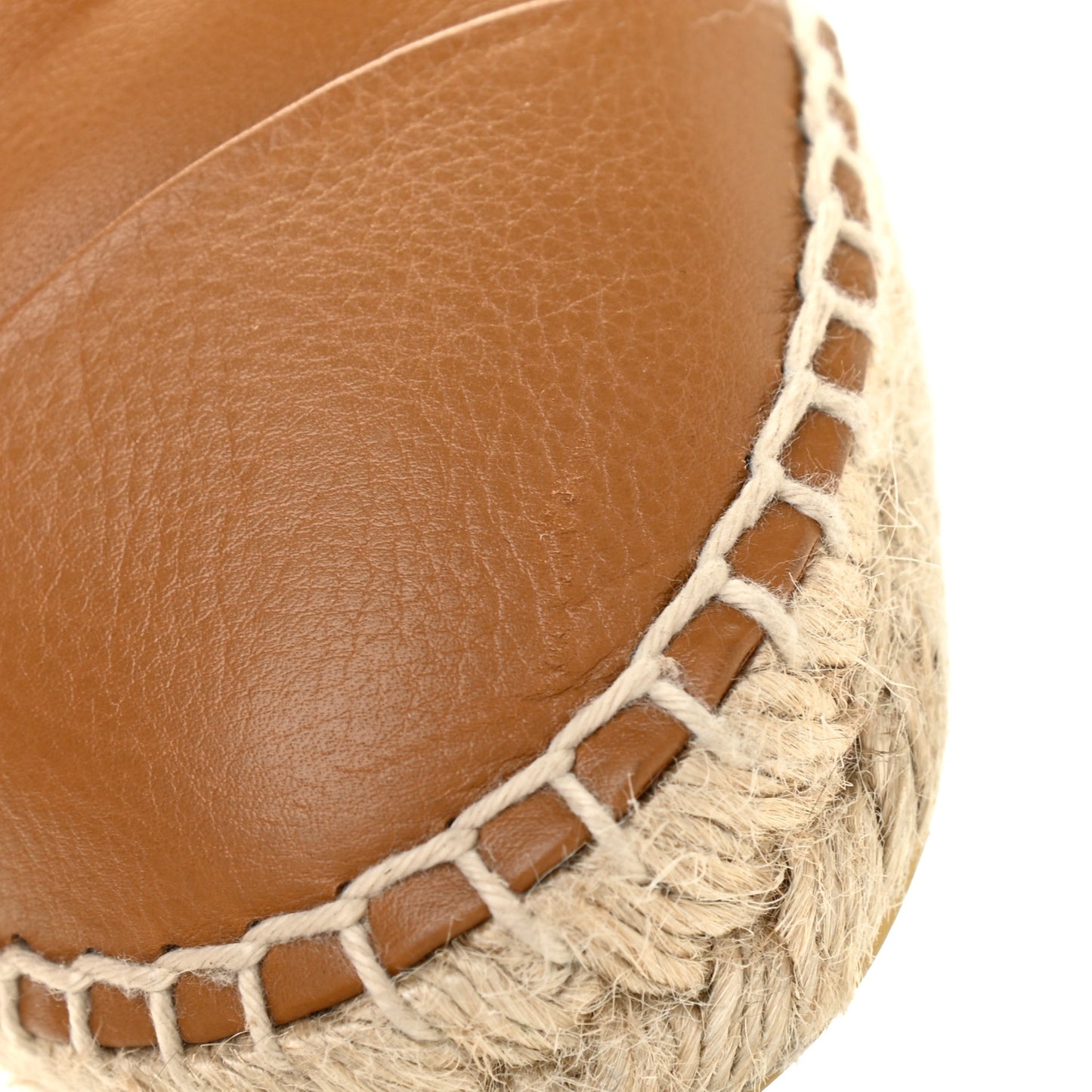 Lambskin CC Espadrilles 40 Light Brown