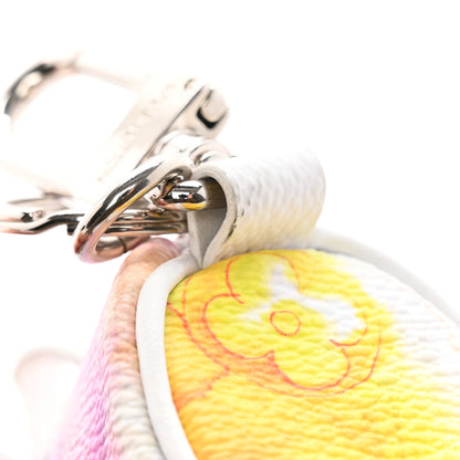 Louis Vuitton Monogram Watercolor Mini Keepall Bag Charm Key Holder Multicolor 8 of 8