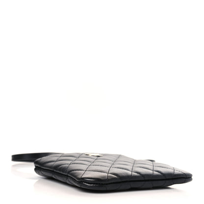 Chanel Lambskin Quilted Crossbody Bag Black 4 of 9