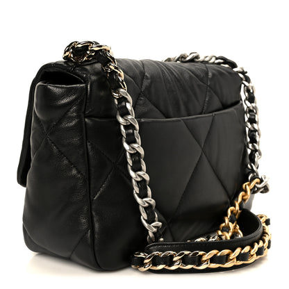 Chanel Lambskin Quilted Medium Chanel 19 Flap Black 3 of 10