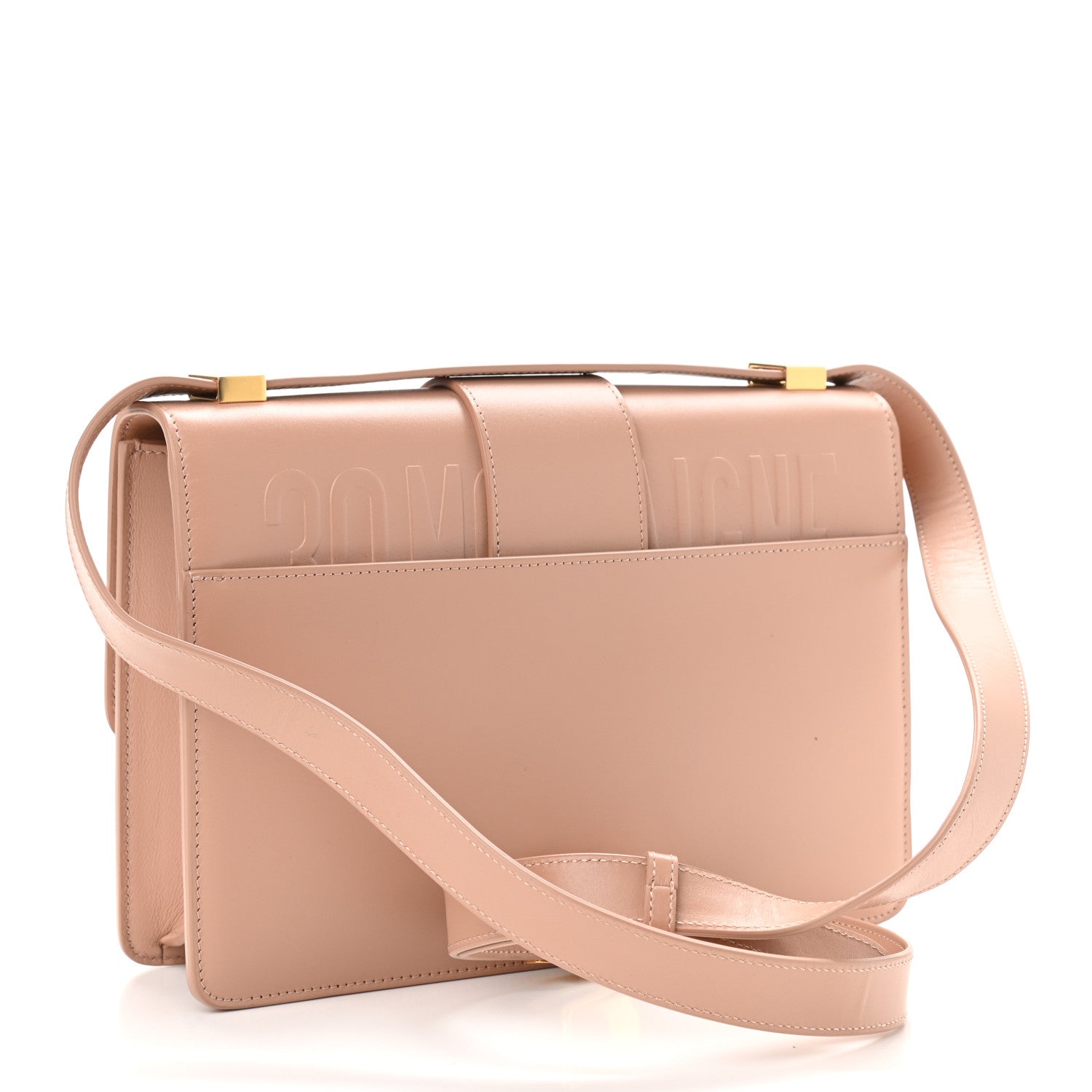 Christian Dior Smooth Calfskin 30 Montaigne Flap Bag Pale Pink 3 of 10