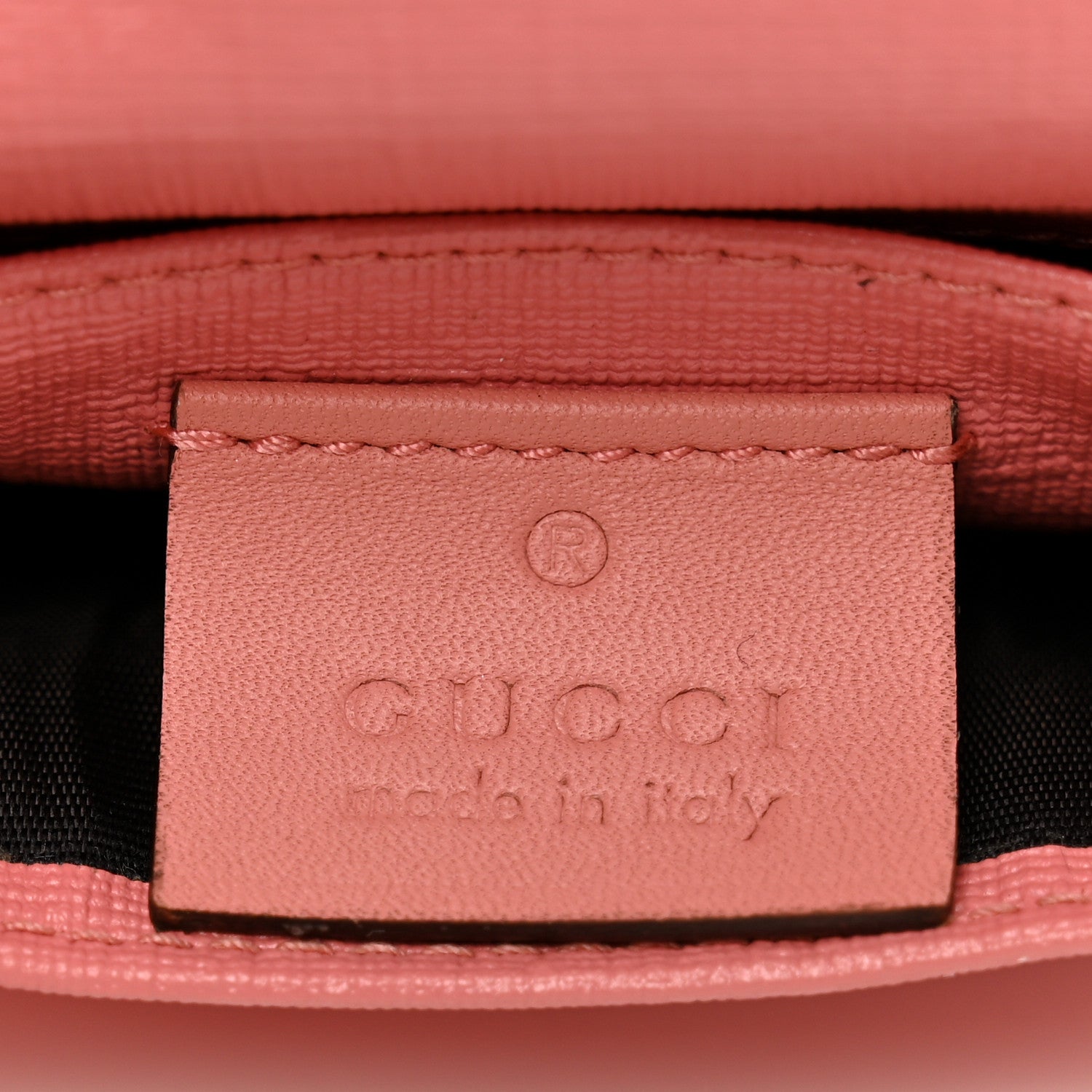 Gucci GG Supreme Monogram Face Embroidered Card Case Wallet Pink 6 of 9