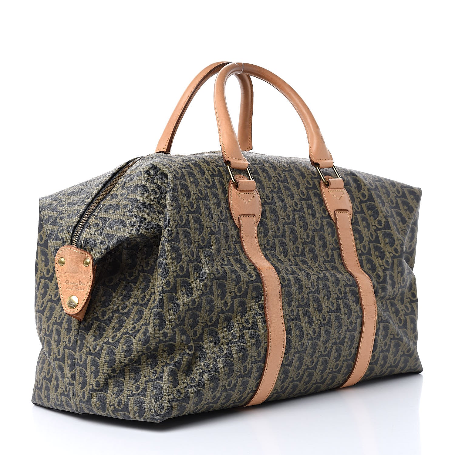 Christian Dior Monogram Duffle Green 3 of 16
