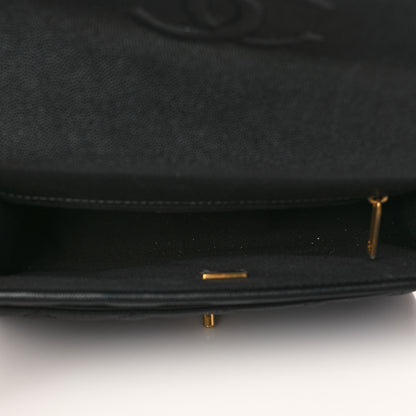 Chanel Caviar Quilted School Memory Small Top Handle Flap Black 5 of 9