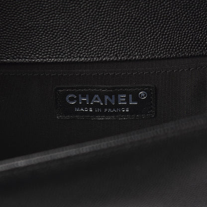 Chanel Caviar Quilted Medium Boy Flap Black 5 of 10