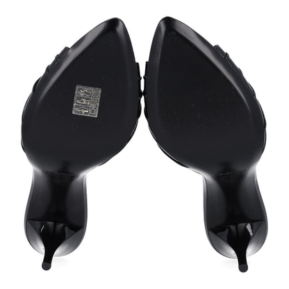 Saint Laurent Nappa Sugar Babylone 90 Mules 38 Black 7 of 11