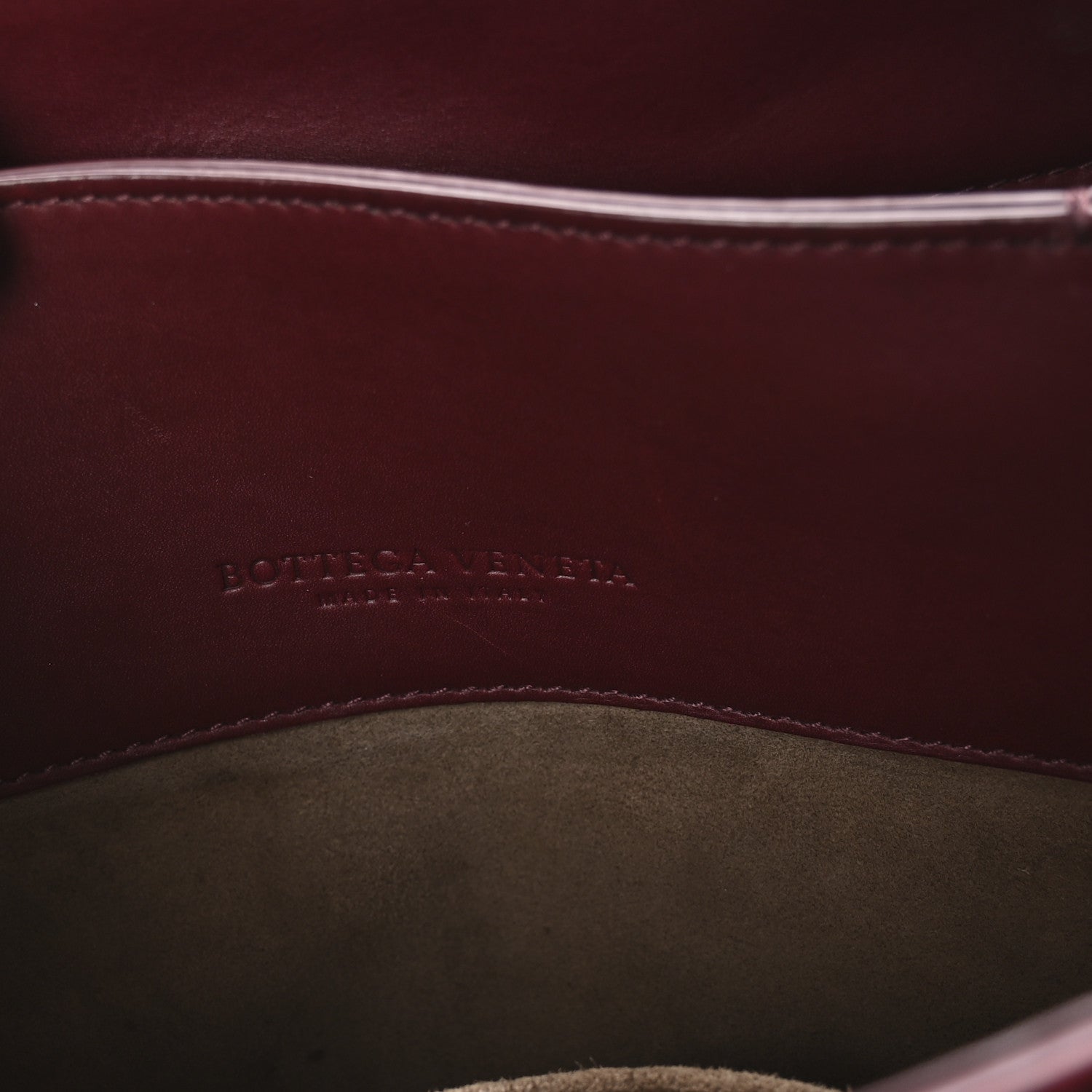 Bottega Veneta Light Calf Intrecciato Small Roma Dark Red 6 of 10