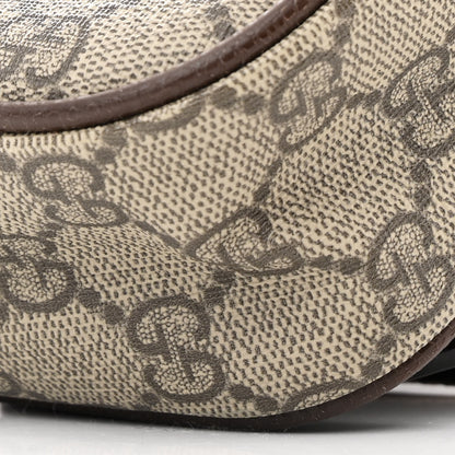 Gucci Soft GG Supreme Monogram Medium Ophidia Belt Bag Dark Brown 10 of 10