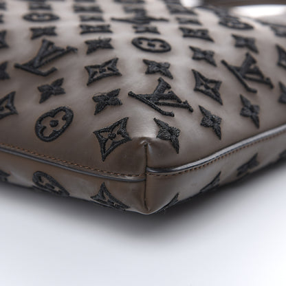 Louis Vuitton Monogram Addiction Vertical Lockit MM Brown 10 of 18