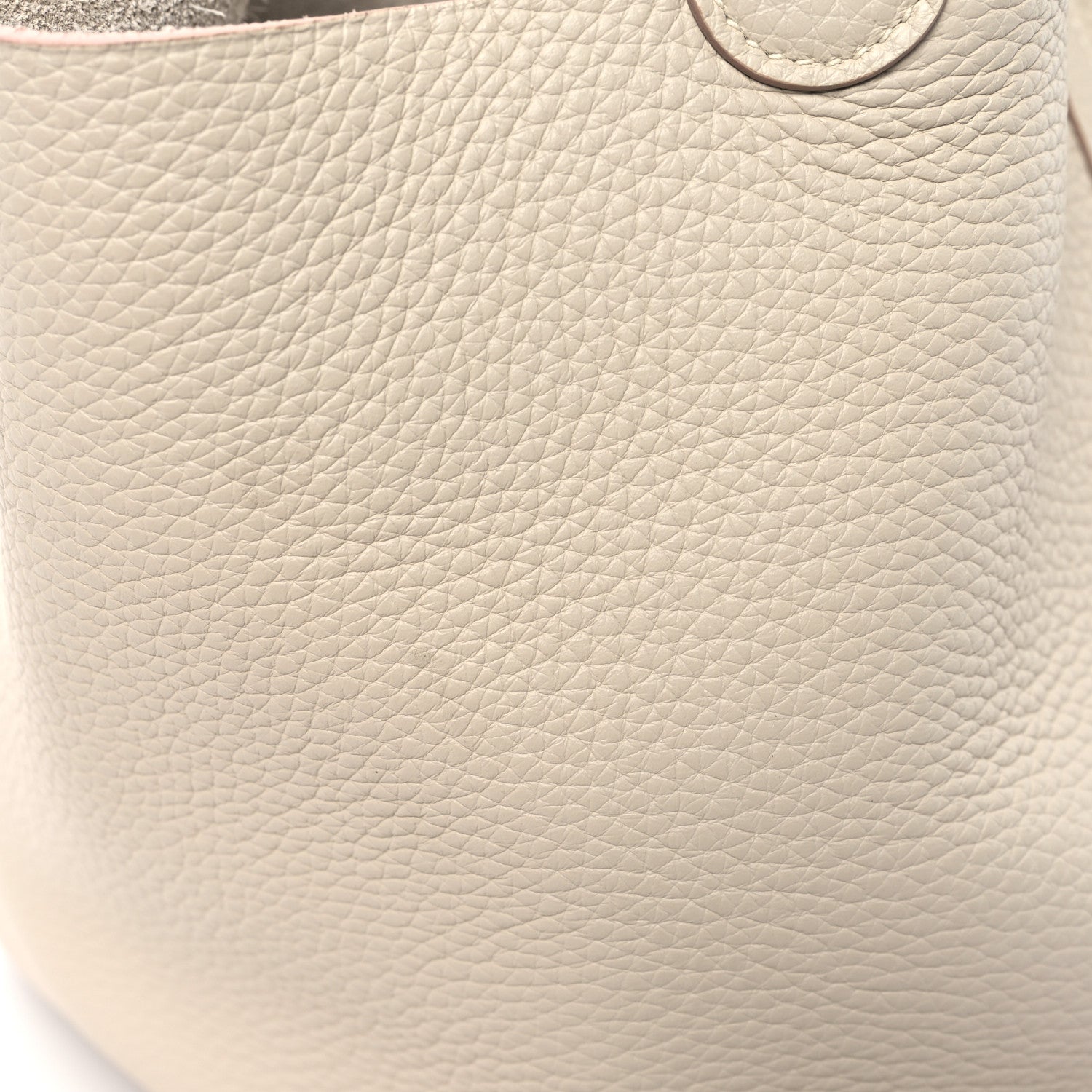 Hermes Taurillon Clemence Picotin Lock 22 MM Craie 11 of 12