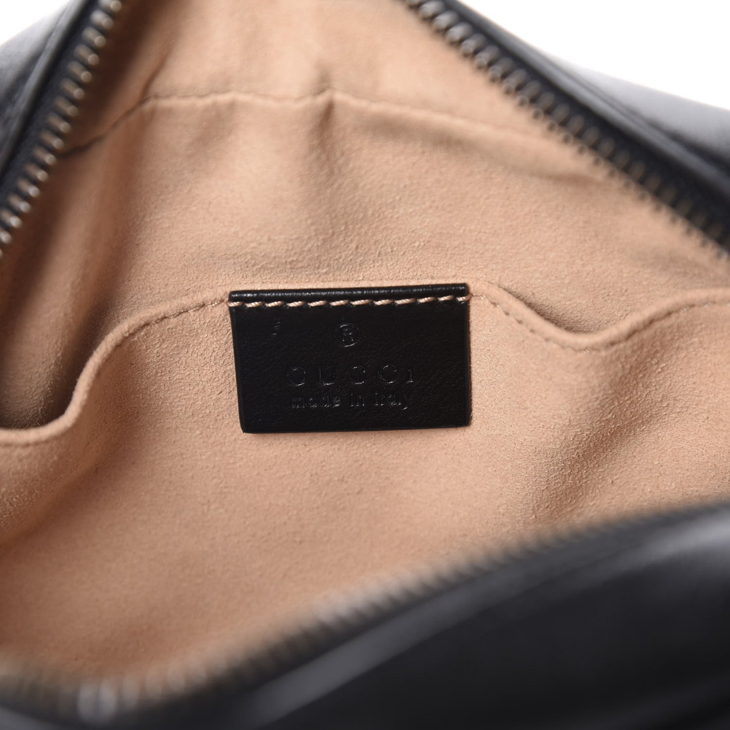 Calfskin Matelasse Mini GG Marmont Chain Shoulder Bag Black