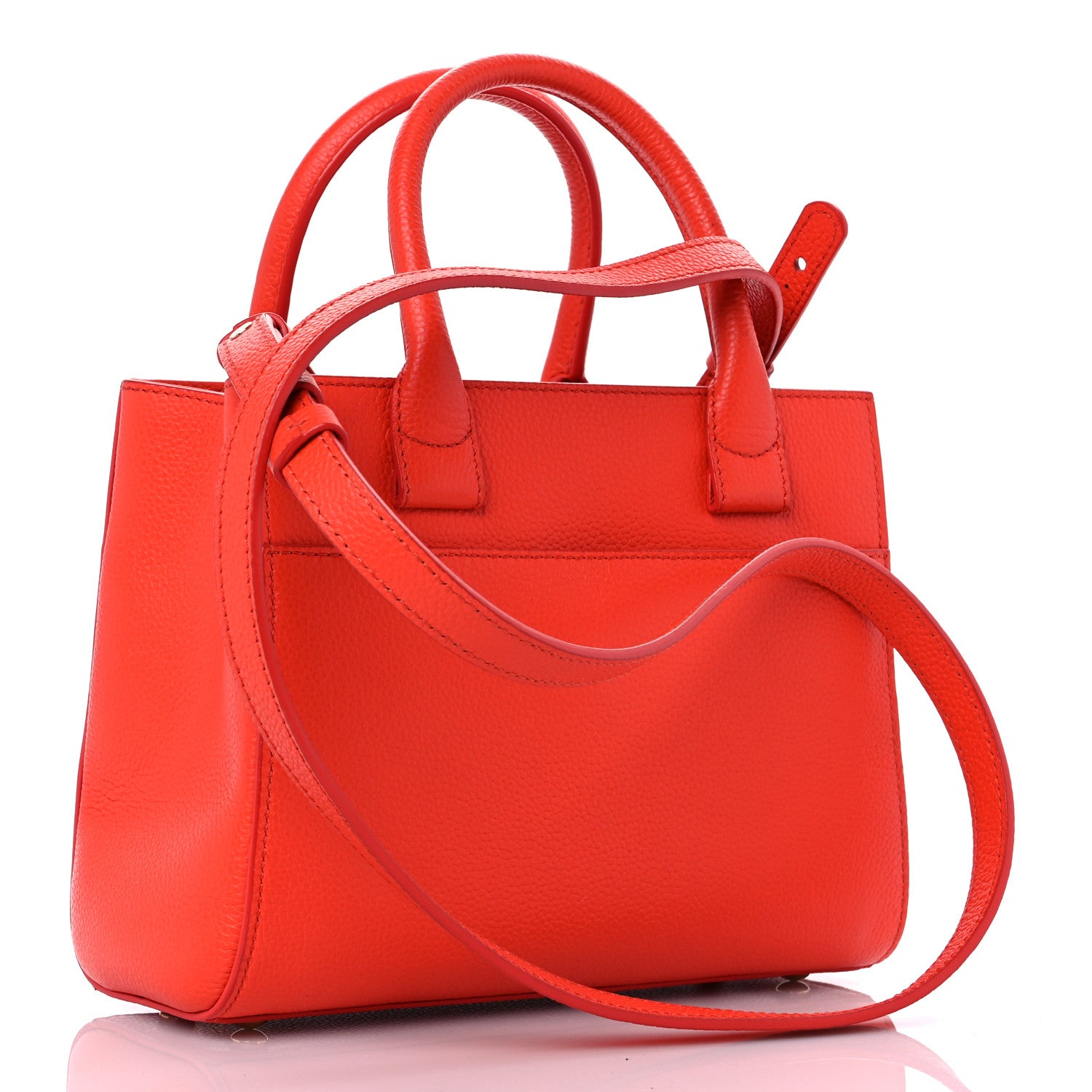 Chanel Grained Calfskin Mini Neo Executive Shopper Tote Red 2 of 11