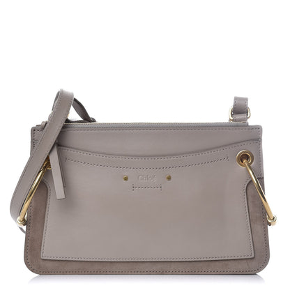 Chloe Calfskin Suede Mini Roy Bag Motty Grey 1 of 9
