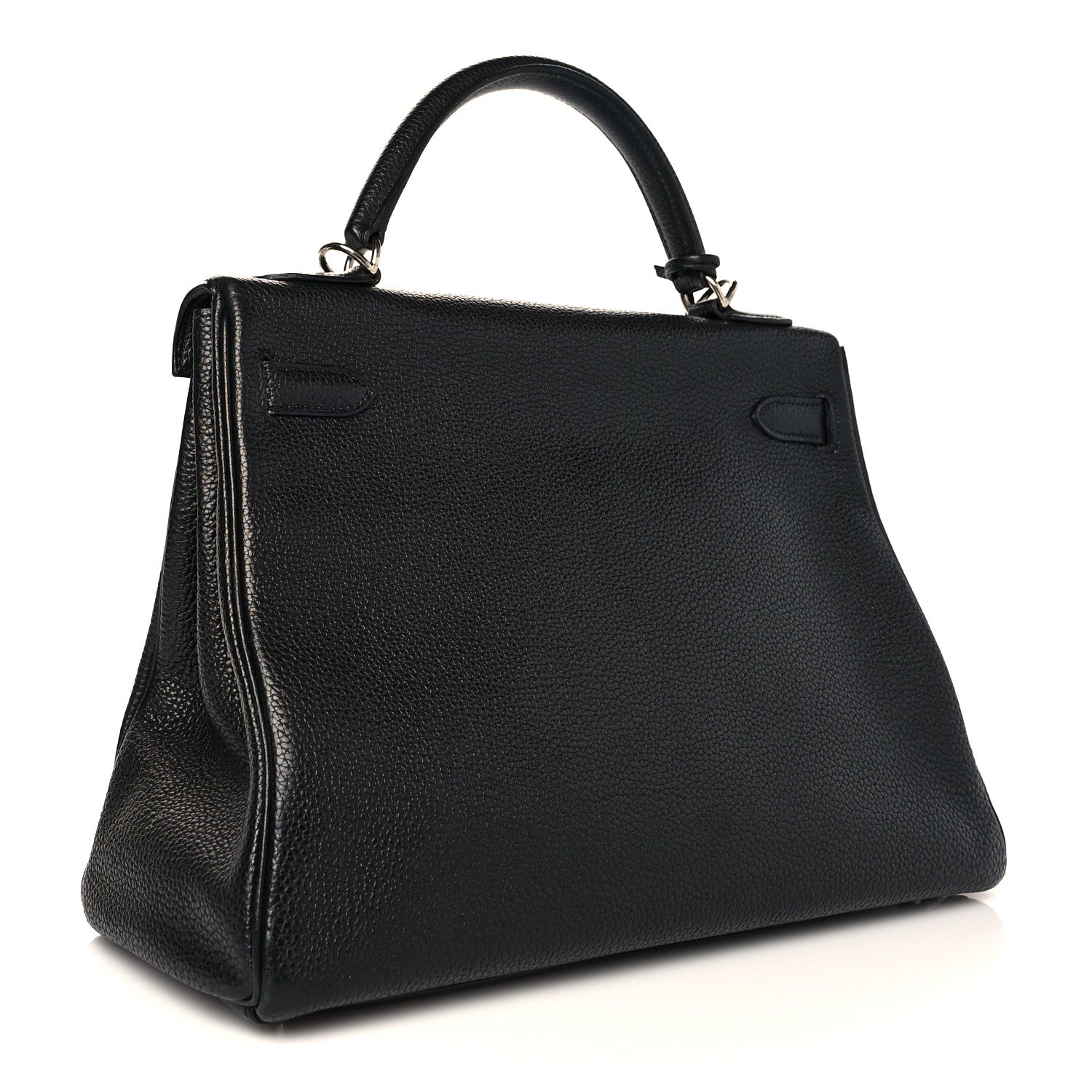 Hermes Taurillon Clemence Kelly Retourne 32 Black 3 of 12
