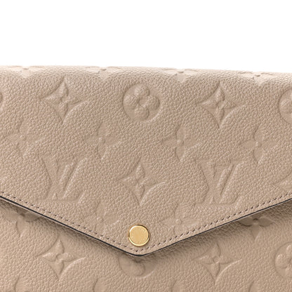 Louis Vuitton Empreinte Pochette Felicie Chain Wallet Tourterelle 8 of 10
