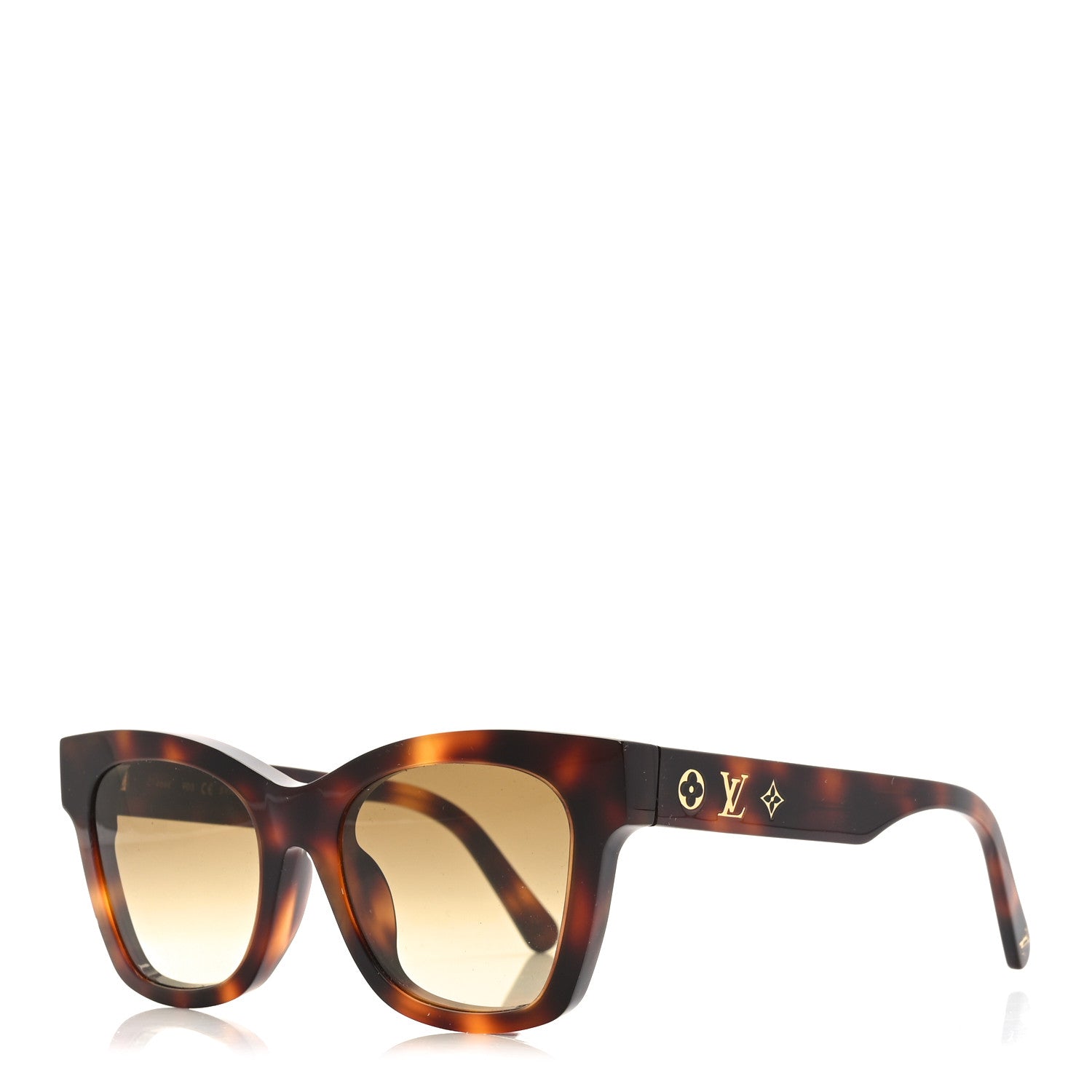 Louis Vuitton Acetate Blanca Sunglasses Z1466E Tortoise 1 of 6