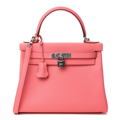 Hermes Evercolor Verso Kelly Retourne 28 Rose D'ete 1 of 11